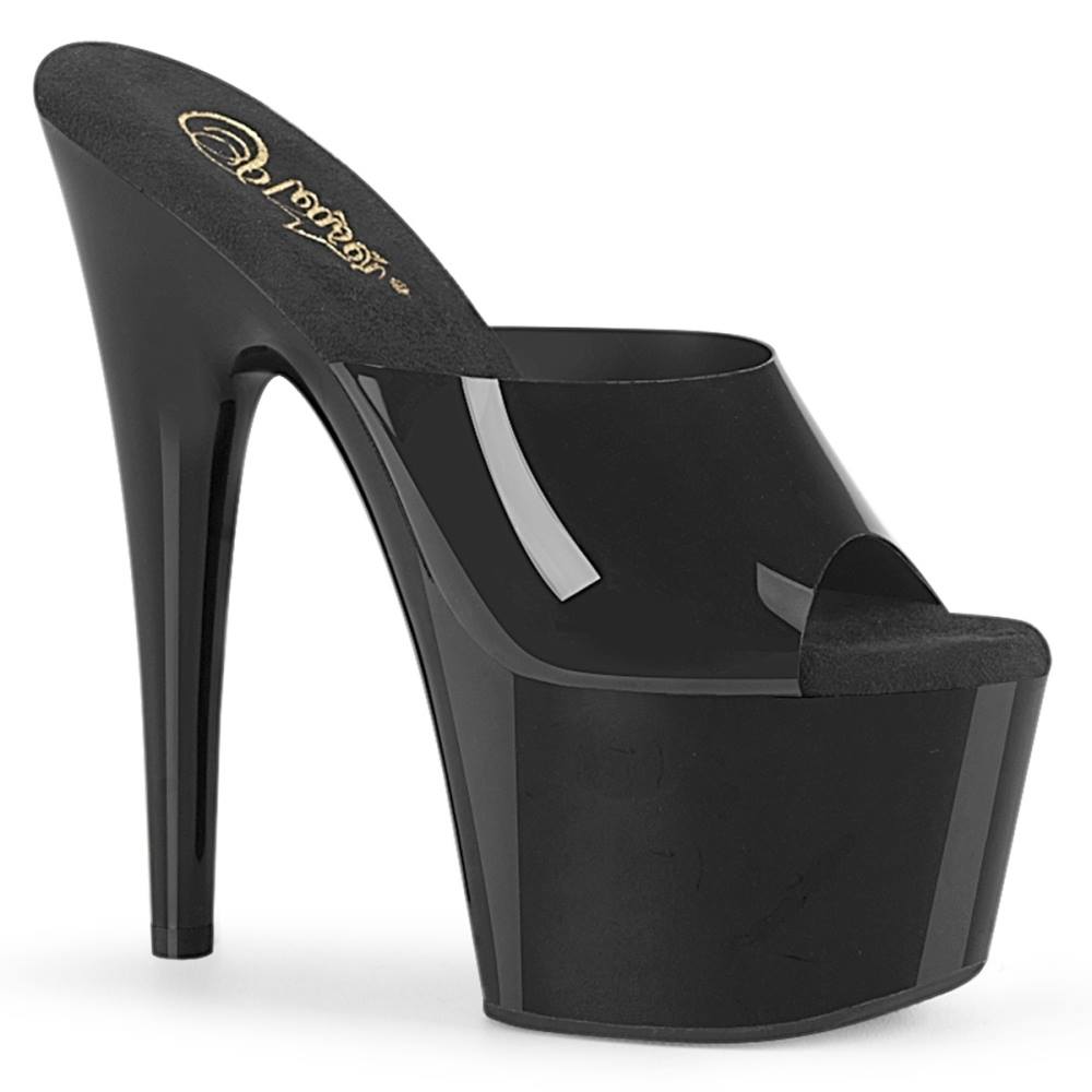 Pleaser - ADORE701N Mules à talons - Chaussures de pole dance - Noir Product image